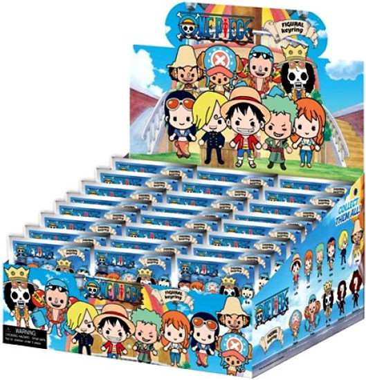 One Piece 3d Figural Keyring One Piece Mystery Box 24 Packs Monogram Toywiz