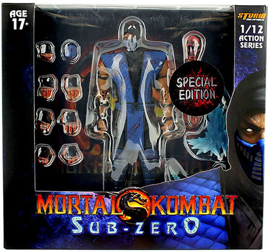 Mortal Kombat Sub Zero 7 Action Figure Special Edition Storm Collectibles Toywiz