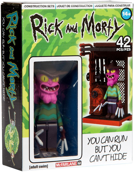 McFarlane Toys Rick & Morty You Can Run, But You Can't Hide Micro Construction Set
