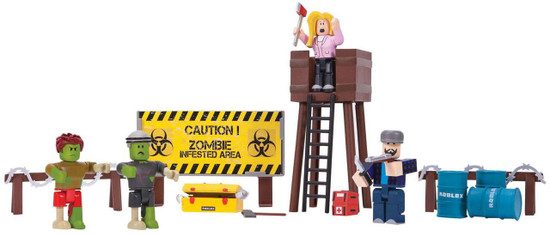 Roblox Zombie Attack 3 Playset Random Box Design Same Contents Jazwares Toywiz - roblox zombie attack beast