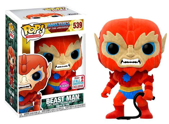 Funko Masters of the Universe POP! Television Beast Man Exclusive Vinyl Figure #539 [Flocked]