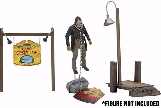 NECA Friday the 13th Camp Crystal Lake Accessory Set [Action Figure Not Included!]