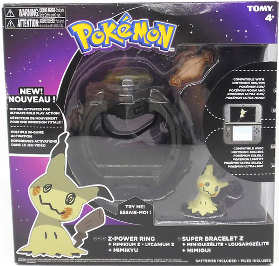 Pokemon Pokemon Z Power Ring Toy With Mimikyu Tomy Toywiz