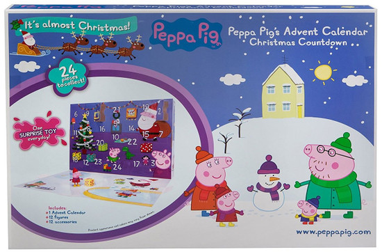 Peppa Pig Peppa Pigs Advent Calendar Jazwares Toywiz - peppa pig seaside holiday roblox code roblox horror games