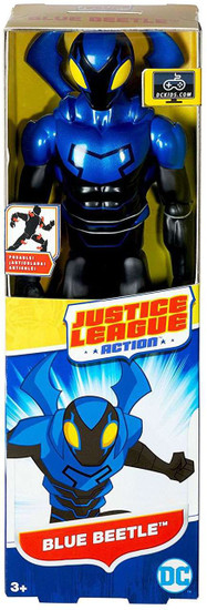 Justice League Action Jla Blue Beetle 12 Action Figure Mattel Toys Toywiz - blue beetle black suit roblox