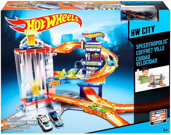 Hot Wheels Speedtropolis 164 Die Cast Car Playset Includes 1 Car Mattel Toywiz - top jones got game roblox scary elevator hot jones got game