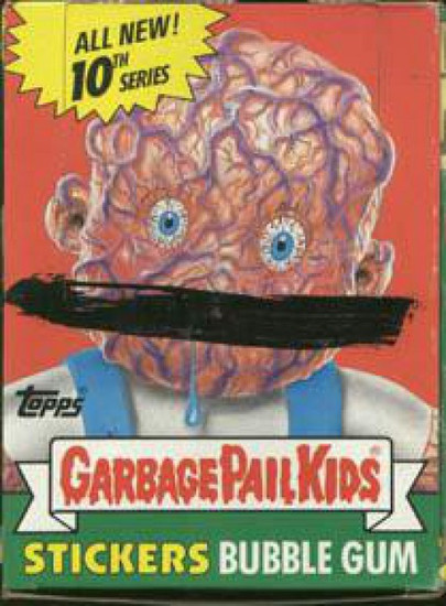 Garbage Pail Kids Topps Series 10 Trading Card Sticker Box
