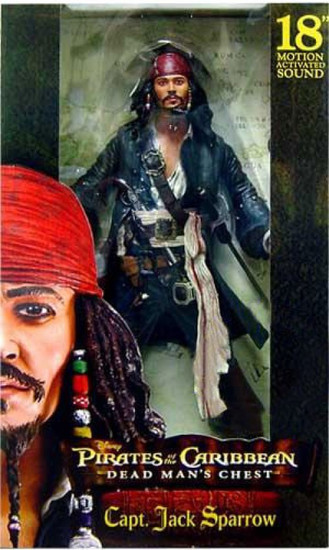 NECA Pirates of the Caribbean Dead Mans Chest Captain Jack Sparrow 18 ...