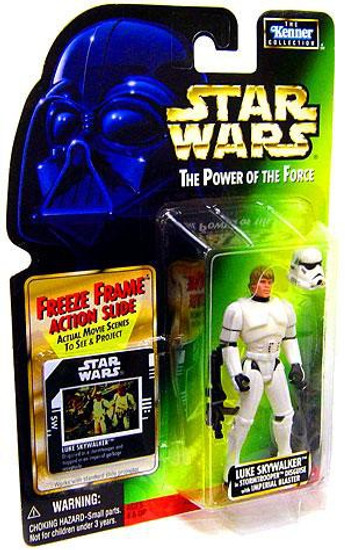 Star Wars Potf2 Luke Skywalker in Stormtrooper Figure Hasbro 698199 for sale online 