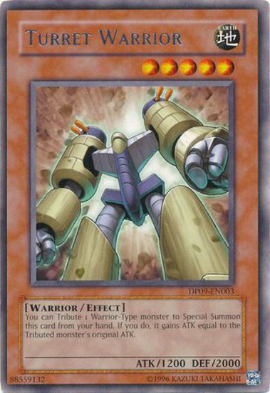 Yugioh 5ds Duelist Pack Yusei Fudo 2 Single Card Rare Turret Warrior Dp09 En003 Toywiz - wood turret roblox