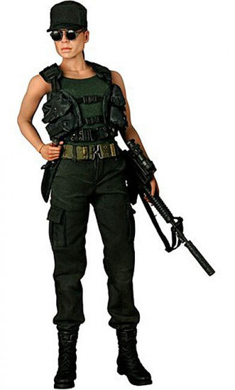 Terminator 2 Judgment Day Movie Masterpiece Sarah Connor Collectible Figure