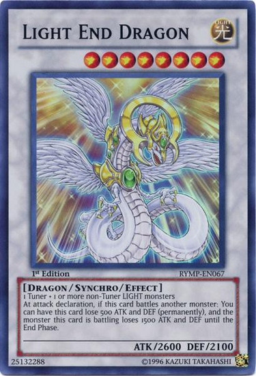 Yugioh Gx Ra Yellow Mega Pack Single Card Super Rare Light End Dragon Rymp En067 Toywiz - super mega ice dragon wings roblox