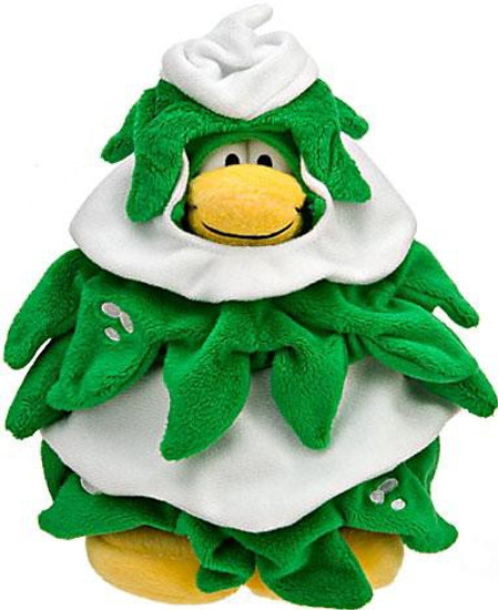 Club Penguin Series 10 Christmas Tree 6.5-Inch Plush Figure