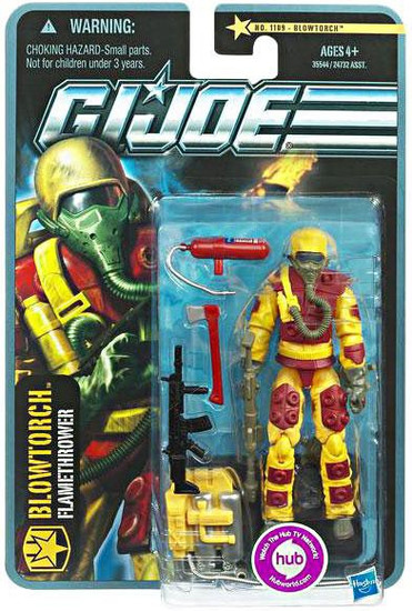 Gi Joe Pursuit Of Cobra Blowtorch 3 75 Action Figure Hasbro Toys Toywiz - blowtorch roblox