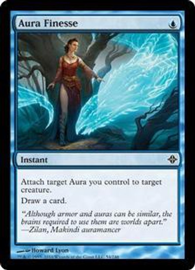 Magic The Gathering Rise Of The Eldrazi Single Card Common Aura Finesse 54 Toywiz - finesse roblox