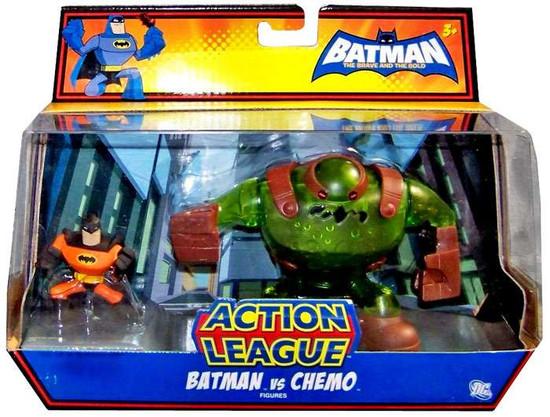 The Brave and the Bold Action League Batman vs. Chemo Mini Figure 2-Pack