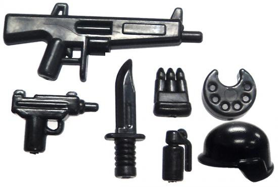 BrickArms Riot Control Battle Kit Exclusive 2.5-Inch Weapons Pack [Black]
