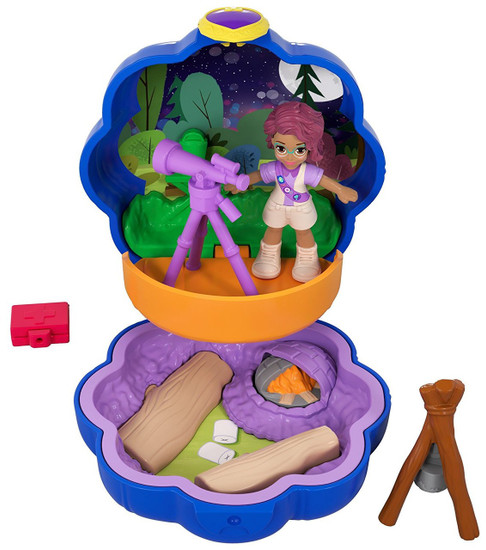 Polly Pocket Tiny World Camping with Shani Playset [World 5]