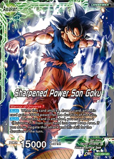 Dragon Ball Super Trading Card Game Tournament Of Power Single Card Uncommon Son Goku Tb1 050 Toywiz - tournament of power goku roblox