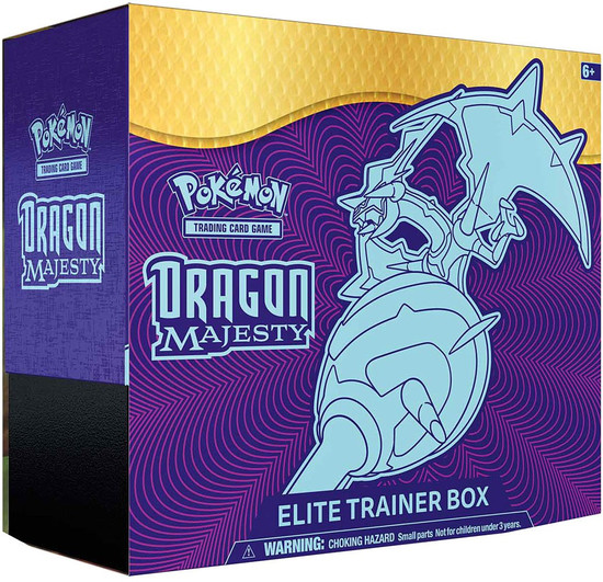 Pokemon Trading Card Game Dragon Majesty Elite Trainer Box 10 Booster Packs Promo Card 45 Energy Cards More Pokemon Usa Toywiz