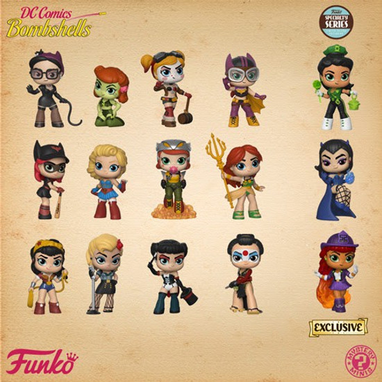 dc bombshells mystery minis