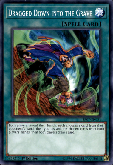 YuGiOh Structure Deck: Zombie Horde Common Dragged Down into the Grave SR07-EN031