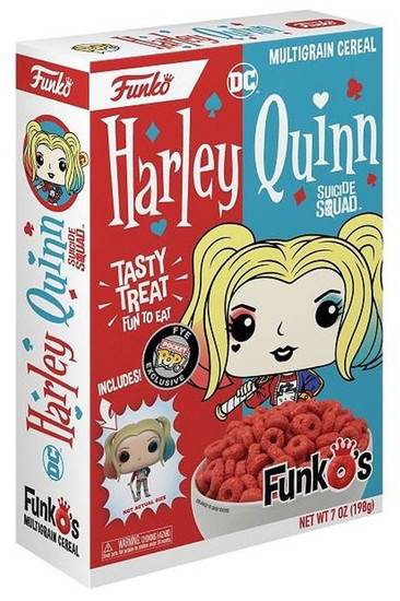 FunkO's Suicide Squad Harley Quinn Exclusive Breakfast Cereal