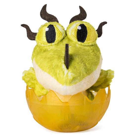 How to Train Your Dragon The Hidden World Monstrous Nightmare 3 Egg Plush Yellow Spin Master