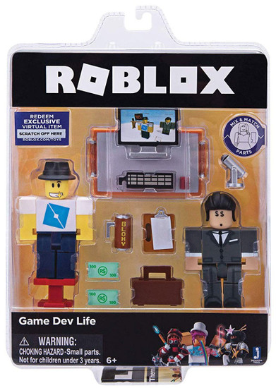 Roblox Celebrity Collection Game Dev Life 3 Action Figure Game Pack Jazwares Toywiz - life game roblox