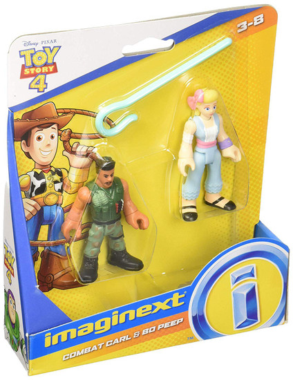 Fisher Price Disney / Pixar Imaginext Toy Story 4 Combat Carl & Bo Peep Figure Set