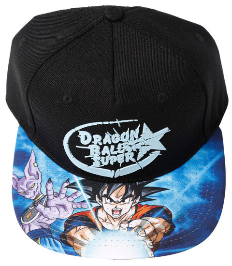 Dragon Ball Z Dragon Ball Super Dragon Ball Super Snapback Cap Goku Beerus Bioworld Toywiz - roblox dbz character hats