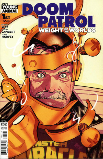 Dc Doom Patrol Weight Of The Worlds Comic Book 1 Mitch Gerads Variant Cover Dc Comics Toywiz - builder man and robotman roblox