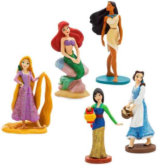 disney princess figurines set of 5