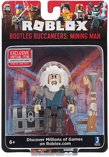 Roblox Bootleg Buccaneers Mining Man 3 Action Figure Jazwares Toywiz - miner kirby roblox