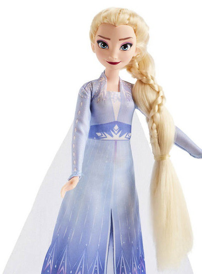 elsa hair braiding doll