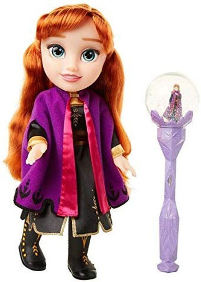 disney frozen 2 anna deluxe doll with snow scepter