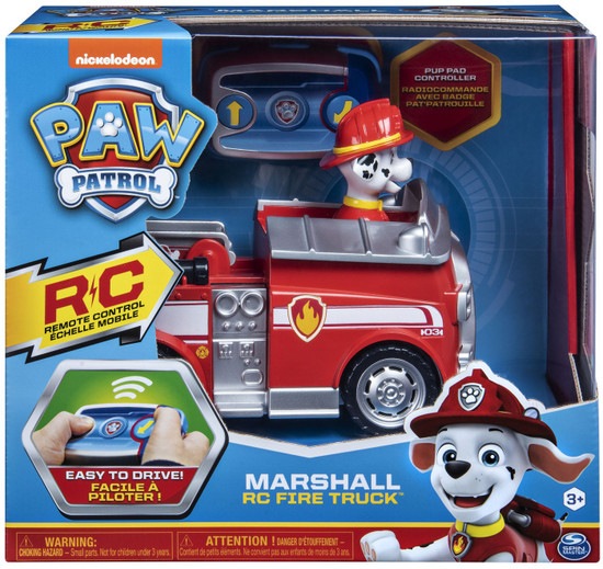 paw patrol marshall forest fire truck