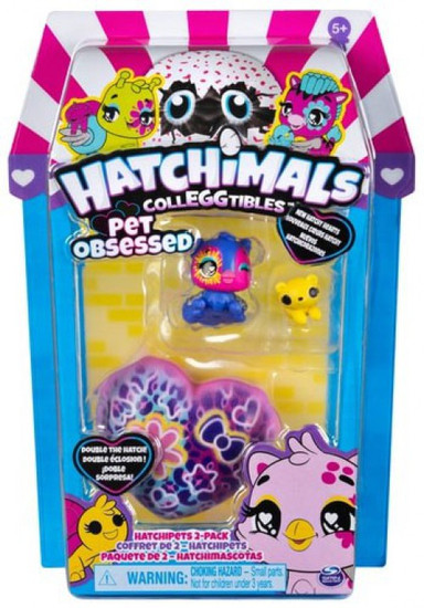Hatchimals CollEGGtibles Season 7 Pet Obsessed Hatchipets Mystery 2-Pack