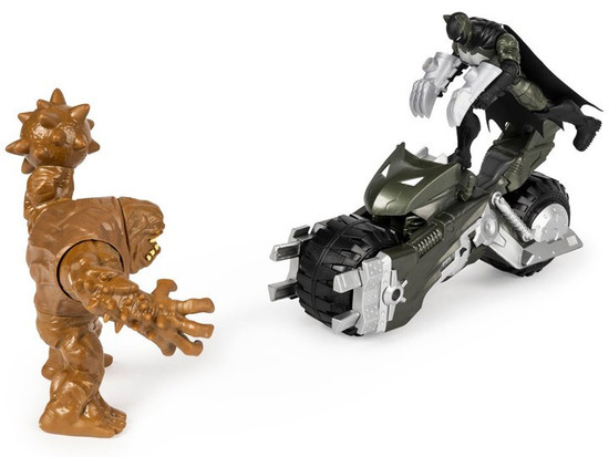 Spin Master 1st Edition DC Comics Batman VS Clayface With Batcycle for sale online