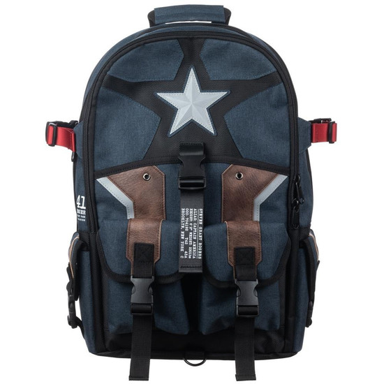 captain america backpack herringbone