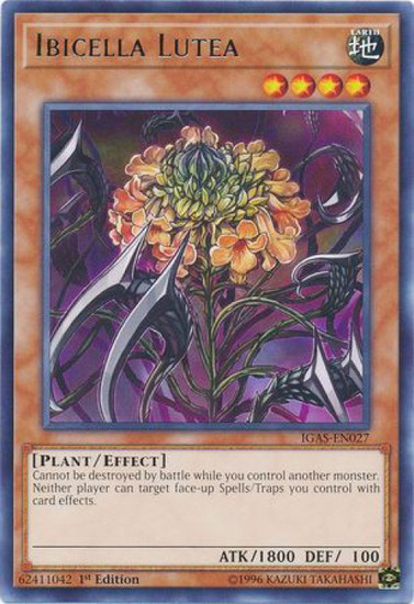 Yugioh Ignition Assault Single Card Rare Ibicella Lutea Igas En027 Toywiz Yugioh Ignition Assault Single Card Rare Ibicella Lutea Igas En027 Toywiz