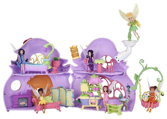 Disney Fairies Tinks Pixie Cottage Playset Damaged Package Jakks Pacific Toywiz - violet fairy of twilight roblox a favorite recipes
