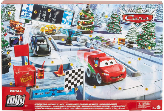 Disney / Pixar Cars Die Cast Metal Mini Racers 2020 Advent Calendar Set