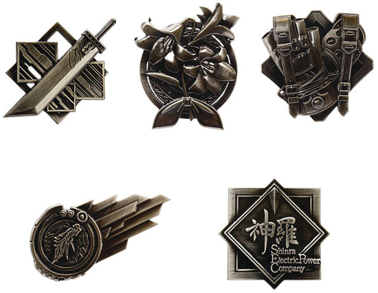 Final Fantasy Vii Remake Pin Badge Mystery Pack 1 Pin Square Enix Toywiz - roblox bronze key badge