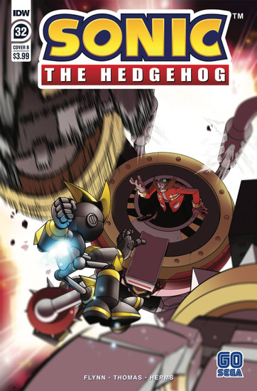 Vol 3 1:10 Adam Bryce Thomas Variant Cover Sonic the Hedgehog #13 