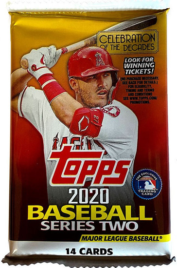 Mlb Topps 2020 Series 2 Baseball Trading Card Retail Pack 14 Cards Toywiz - baseball fan t shirt template roblox forest green top