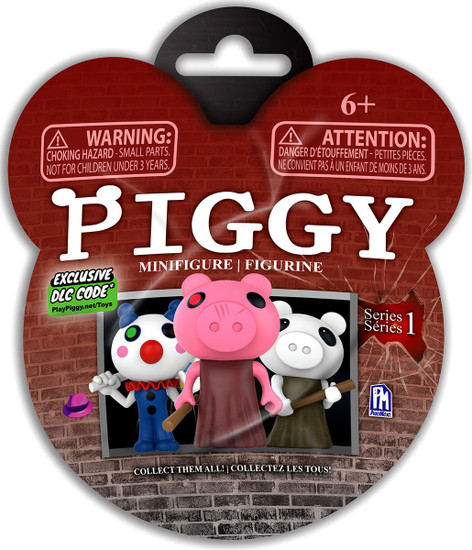 Piggy Series 1 Piggy 3 Minifigure Mystery Pack 1 Random Figure Dlc Code Phat Mojo Toywiz - roblox piggy mini figures