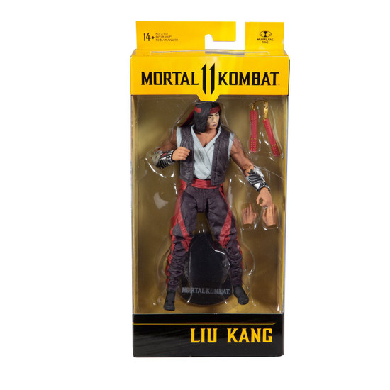 Mcfarlane Toys Mortal Kombat 11 Series 5 Liu Kang 7 Action Figure Toywiz - raiden mk roblox shirt
