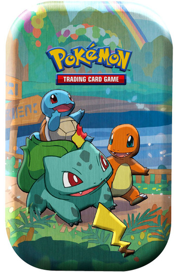 Pokemon Trading Card Game Celebrations Charmander, Squirtle & Bulbasaur Mini Tin Set [2 Celebrations Booster Packs + 1 Additional Booster Pack & Coin]
