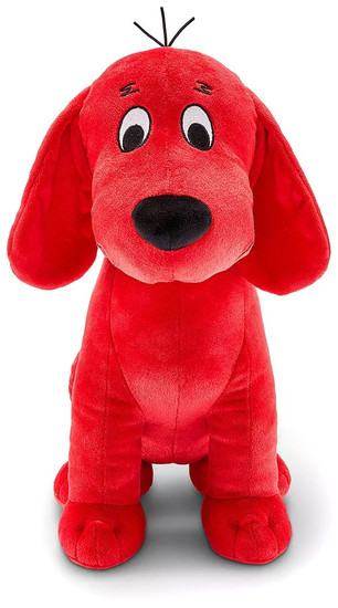 red stuffed dog